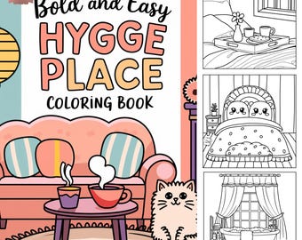 Hygge delight coloring book