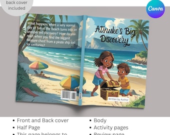 8 x 10 KDP Interior template with bleed, Children&#39;s Book Template with Canva, Editable Paperback Template, Editable Kindle template