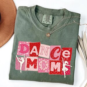 Komfort Farben Tanz Mutter Shirt Patchwork Ballett Mutter Geschenk Liebhaber Tee