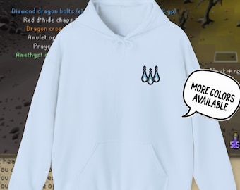 Embroidered RuneScape Ice Barrage Hoodie: Gamer Apparel