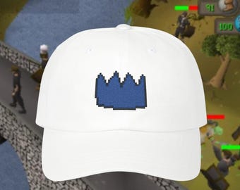 RuneScape Classic Party Hat Embroidered Dad Cap, Gamer Gift