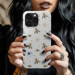 Bohemian Witchy Snake Phone Case Tough Cases Aesthetic Phone Accessories Trendy Gifts for Her Stylish Tech Cases Unique Cell Phone Cover