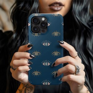 Bohemian Witchy Snake Phone Case Tough Cases Aesthetic Phone Accessories Trendy Gifts for Her Stylish Tech Cases Unique Cell Phone Cover