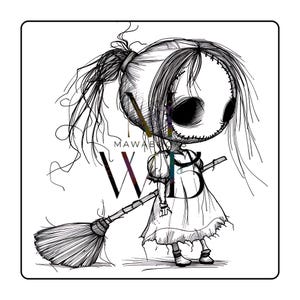 Digitales Ausmalbuch „Spooky Creepy Halloween Dolls Vol. 2“ mit 50 gruselig-süßen Puppenmotiven. Jede Seite zeigt eine einzigartige Halloween-Figur, mal verspielt, mal unheimlich. PDF-Download, sofort verfügbar über Google Drive, beliebig oft druckbar. Geeignet für Buntstifte, Gelstifte, Marker oder Fineliner. Bonus-Motive inklusive. Perfekt für Kinder und Erwachsene, die Halloween lieben.