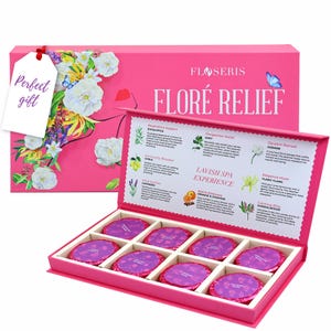 FLOSERIS Shower Steamers, Birthday Gift For Her, Spa Gifts For Women, Wellness Refreshing Gift for Adults, Best Seller Shower Bombs