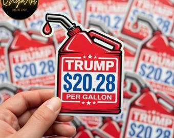 200 pegatinas de Trump a 20,28 por galón, hoja divertida anti-Trump, pegatina con el meme "Yo hice eso"