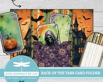 Halloween Junk Journal Folio: Vintage Spooky Theme (Digital Download)