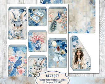 Spring Folio Junk Journal Kit: Floral Ephemera (Digital Download)