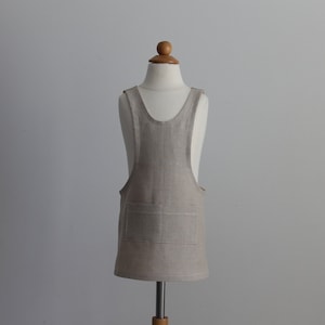 Patrón de costura de delantal japonés en PDF - BACK WRAP - Talla infantil, descarga instantánea, tallas 2-12 niño y 10-20 preadolescentes n.° 224