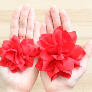 Blissful Blooms Fabric Flower PDF Sewing Pattern in 10 styles and 2 sizes #216