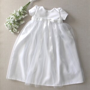 Taufkleid zur Taufe - #231 Faith Strampelanzug - Grössen Preemie bis 36 Monate Bild 5