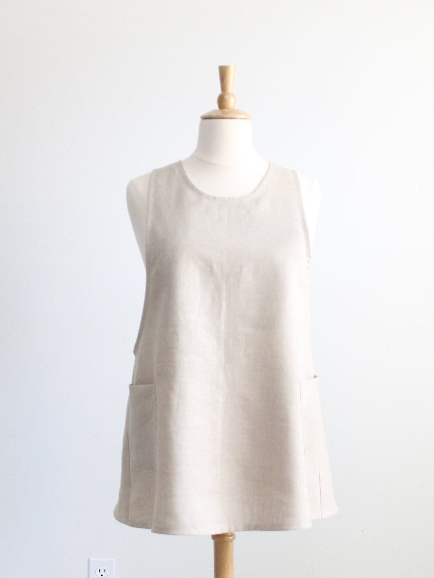 Japanese Apron Sewing Pattern PDF the BACK WRAP Curvy / Plus Etsy