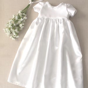Taufkleid zur Taufe - #231 Faith Strampelanzug - Grössen Preemie bis 36 Monate Bild 4