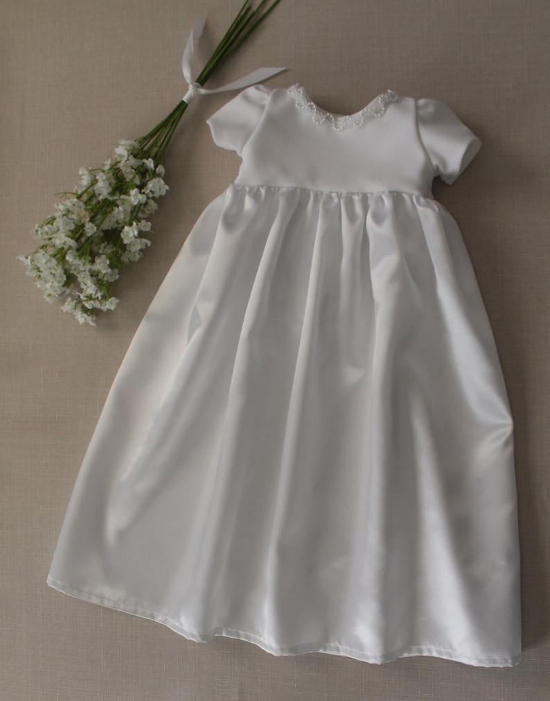 Baptism Blessing Christening Dress PDF Sewing Pattern for Baby - #231 Faith Infant Dress - sizes Preemie thru 36 months image 4