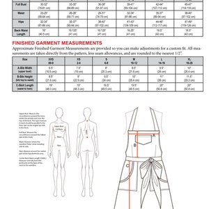 Apron PDF Pattern Women's Full and Half The CRAZY DAISY Instant Download Sewing Pattern 103 image 6