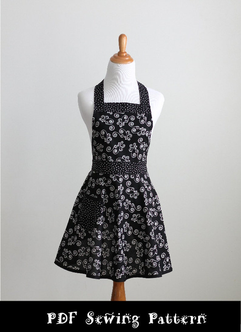 Apron Pattern PDF Women's Full and Half - The LUSCIOUS LAYERS - Instant Download Sewing Pattern #120 - Sizes XXSmall thru XLarge (0-20) image 3