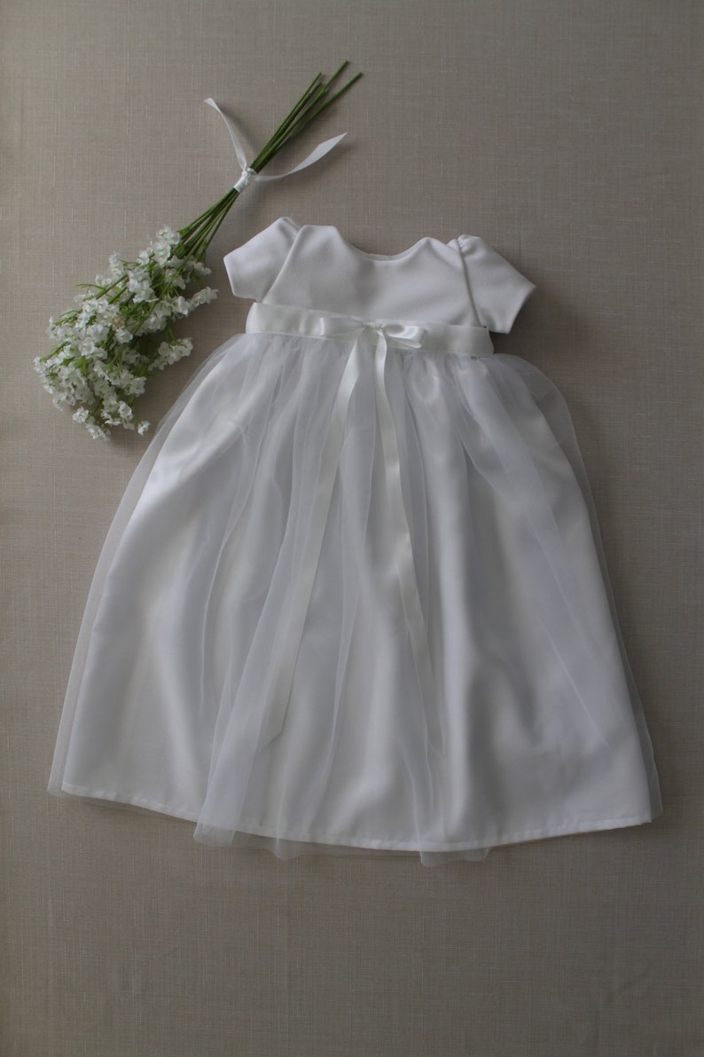 Baptism Blessing Christening Dress PDF Sewing Pattern for Baby - #231 Faith Infant Dress - sizes Preemie thru 36 months image 5