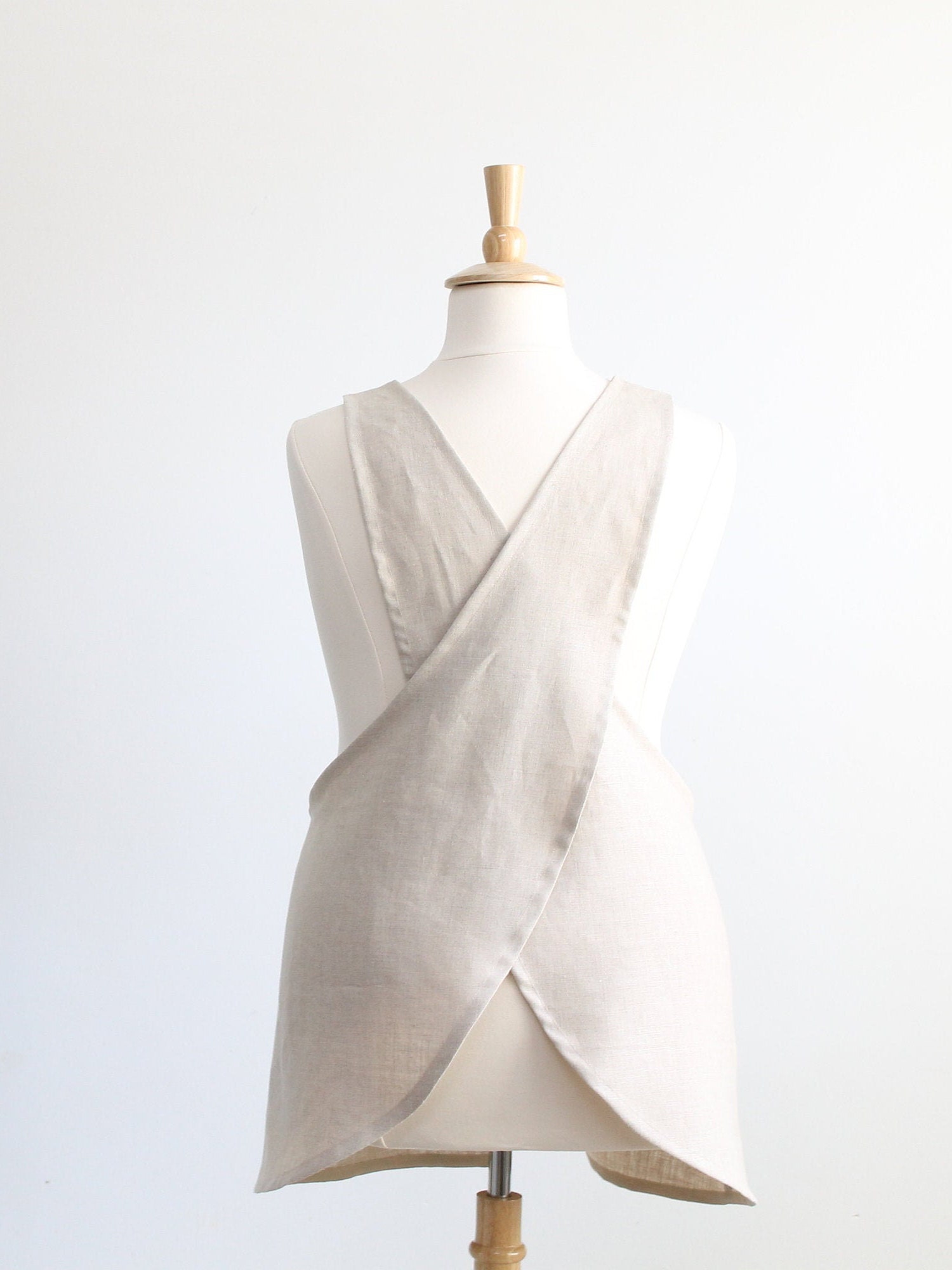 Japanese Apron Sewing Pattern PDF the BACK WRAP Curvy / Plus Etsy