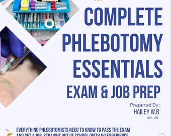 Phlebotomy Exam Prep Study Guide | NHA, NCCT, NPCE