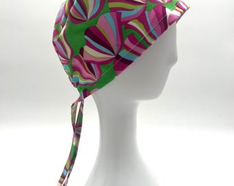 Tulip Women’s Surgical Scrub Cap: Women's OR Hat, Satin Lining Option, 4 styles available