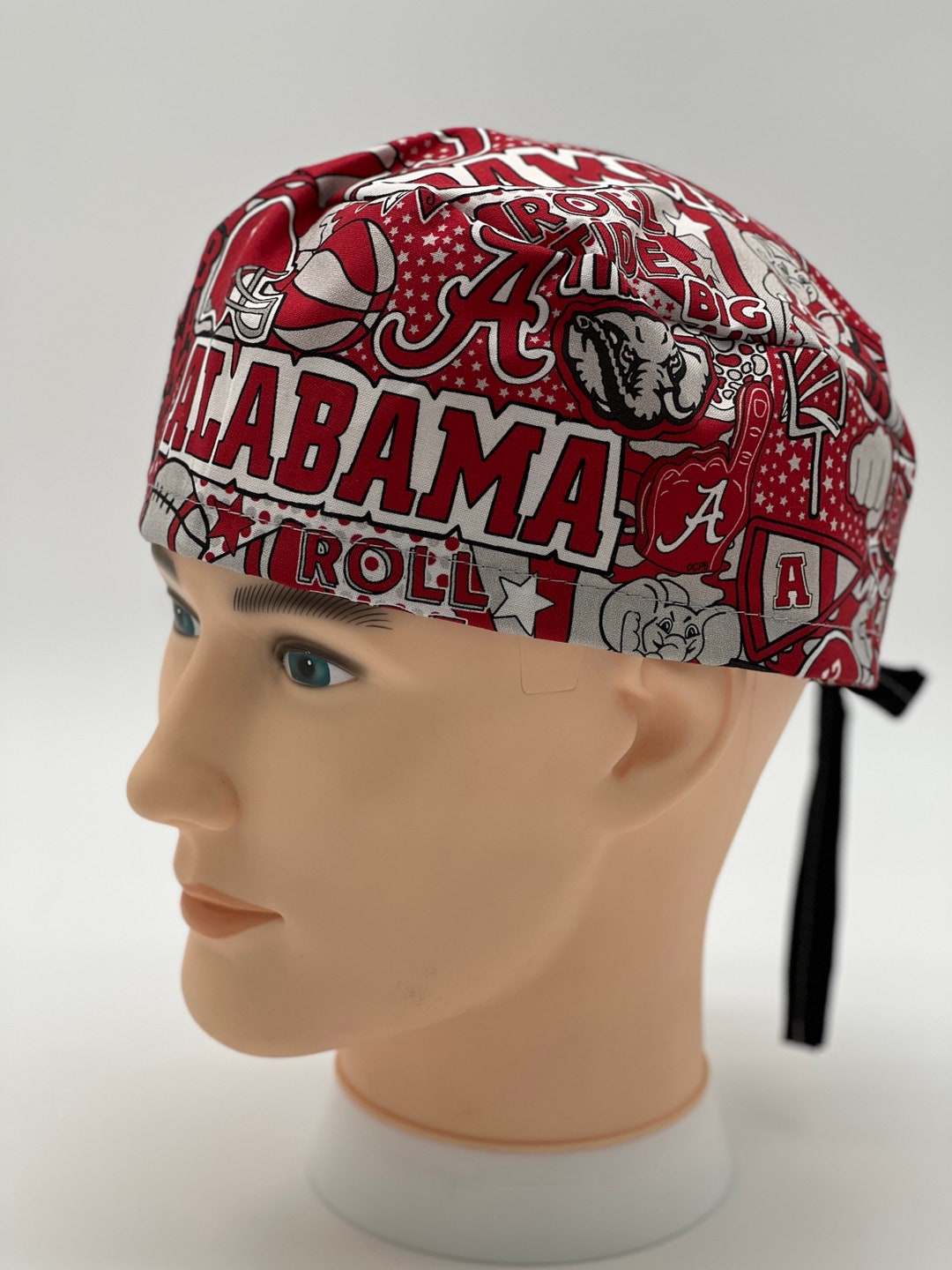 Alabama Scrub Cap Surgical Scrub Cap Roll Tide Scrub Cap Etsy