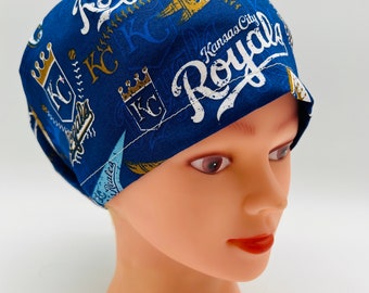 Kansas City Royals Scrub Cap, KC Royals Scrub Cap, Surgery Cap, four styles