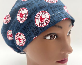 Boston Red Sox Scrub Cap, Red Sox Scrub Cap, Red Sox Euro Cap, Red Sox Gift, four styles