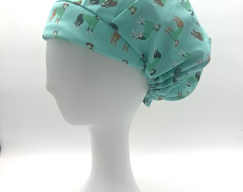 Bonnet de bloc opératoire bouffant Great Dane, 4 styles et option de doublure en satin