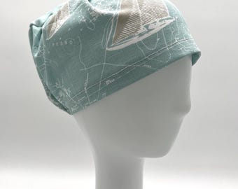 Bonnet de bloc opératoire Sailing Away Euro : 4 modèles et options de doublure en satin
