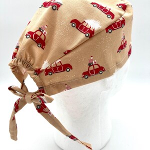 Christmas Tree Harvest Surgical Cap, Best Surgeons Christmas Cap, Satin lining option, five styles available