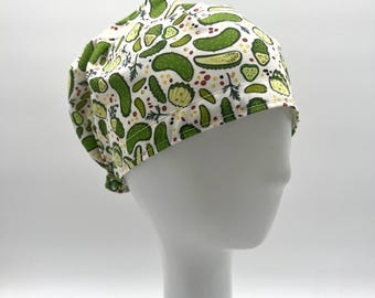 Bonnet de bloc opératoire Pickle Euro, quatre modèles et option de doublure en satin