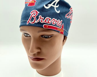 Atlanta Braves Scrub Cap, Braves Surgical Cap, four styles