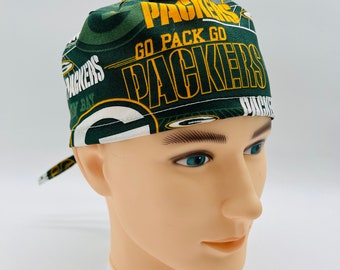 Green Bay Packers Scrub cap, Surgical Scrub Cap, four styles