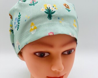 Mushroom Scrub Cap, Euro Scrub Cap, four styles