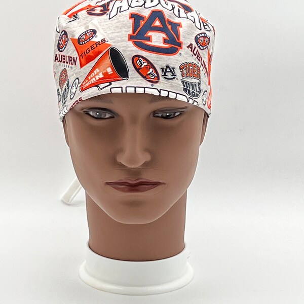 Auburn Scrub Cap, Auburn Tigers Scrub Cap, four styles