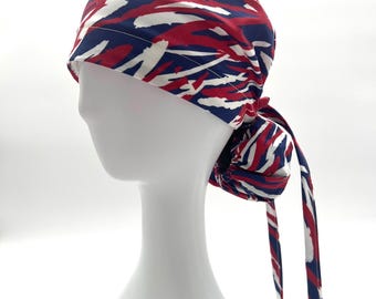 Buffalo Mafia Scrub Cap: Cotton Ponytail, Bouffant, Surgical Styles