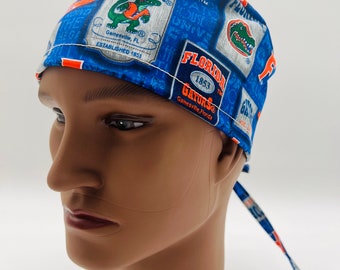 Florida Gators Scrub Cap, Gators Scrub Cap, Florida Surgical Cap, vier Stile