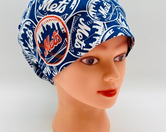 New York Mets Scrub Cap, Euro Scrub Cap, Mets Surgery Cap, four styles