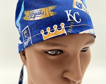 Kansas City Royals Scrub Cap, KC Royals Scrub Cap, Surgery Cap, four styles