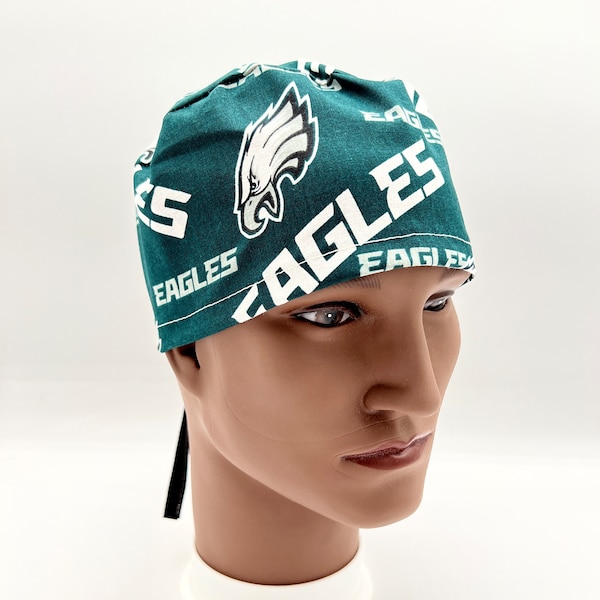 Eagles Scrub Cap, Eagles Men’s  Scrub Cap, Philadelphia Eagles Surgical Cap, four styles