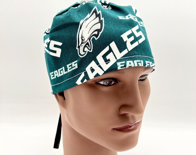 Philly Eagles Skull Cap Chemo Cap Riding Cap Scrub Cap Etsy