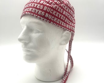 Bonnet de bloc opératoire pour homme Ohio State Buckeyes Football - Cinq modèles, doublure en satin en option