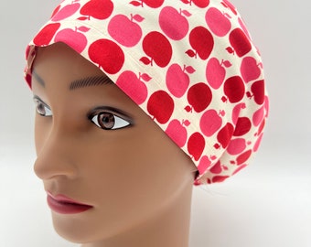 Apple Scrub Cap, Euro Verschluss, vier Styles