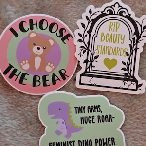Sticker Set Feminism/Feminismus