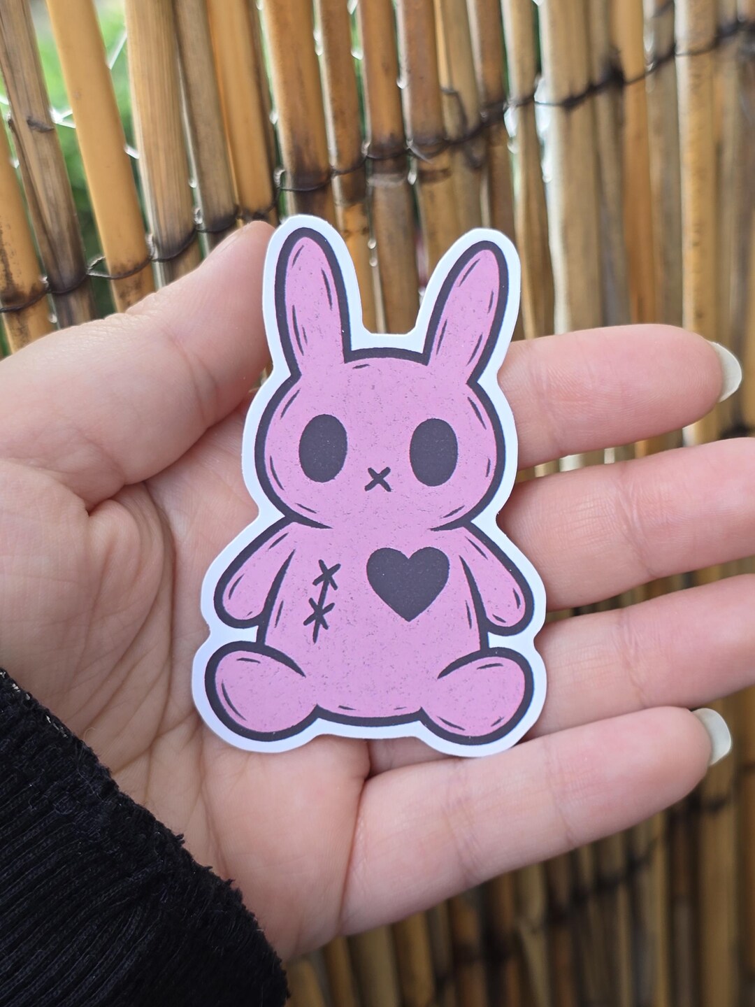 Sticker Halloween Rabbit Voodoo - Etsy