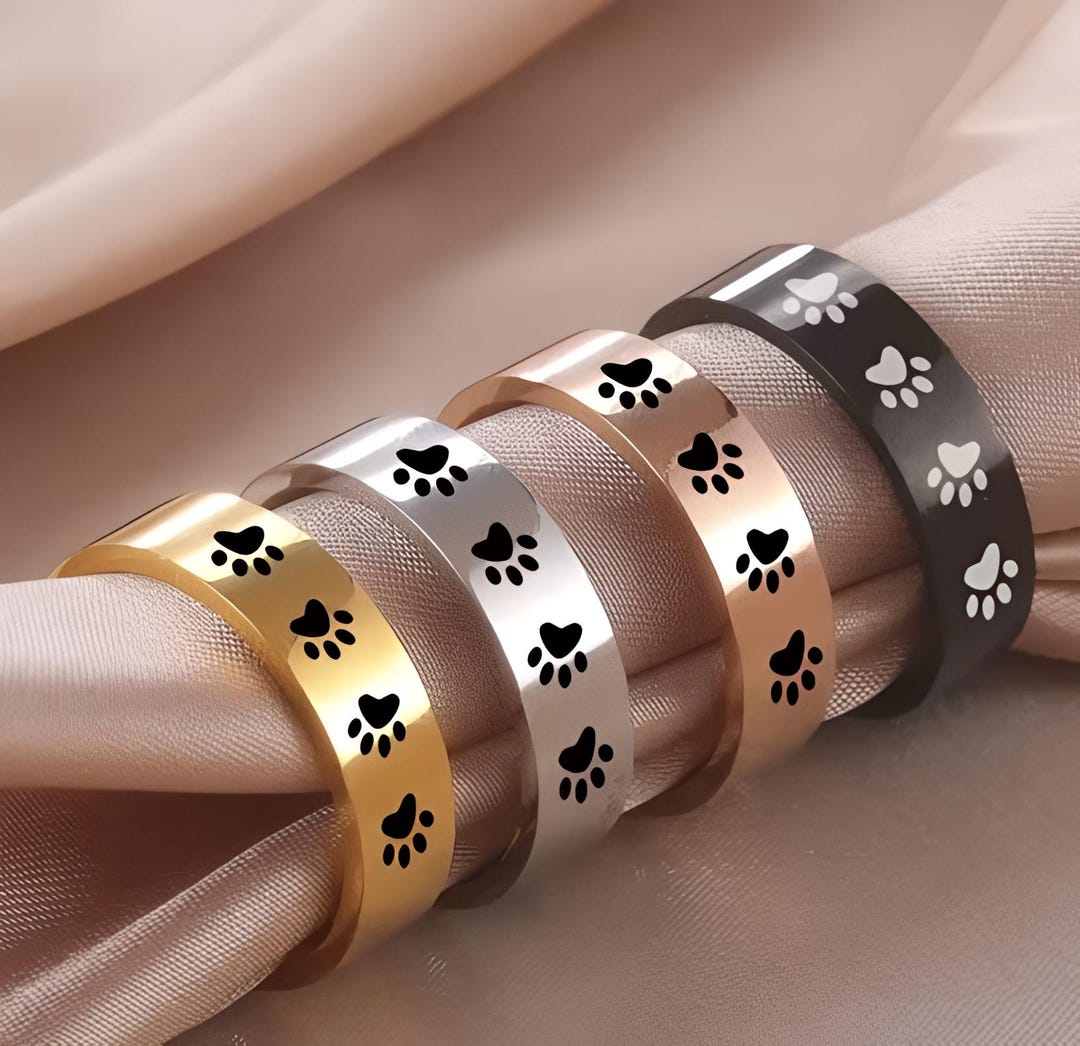 Therian Ring, Animal Paw Rings for Men and Women, Stainless Steel Ring ...