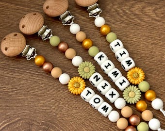 Personalized Pacifier Clip, Custom Pacifier Clip, Baby Shower Gift, Soother Clip, Binky Clip, Baby Gift, Dummy Clips, Newborn Baby Gift