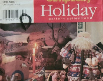 Patrón de costura Vintage Simplicity 7426 – Manualidades y peluches del Arca de Noé – Sin cortar