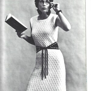 Vintage Crochet Loop All Over Dress Digital Pattern