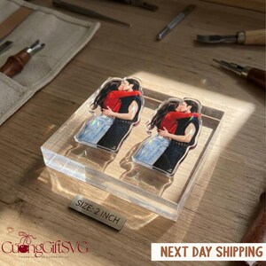 Spille in acrilico XO Kitty, spille Team Minho, spille Team Kitty, spille con la scena del bacio tra Minho e Kitty, regali per i fan di XO Kitty